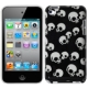 Skull Style Plastic Case for iPod Touch 4