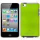 Plastic Case for iPod touch 4 (LightGreen) ,With Logo