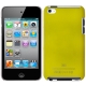Plastic Case for iPod Touch 4 (Yellow),With Logo
