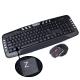 2.4GHz Wireless Multimedia Keyboard Mouse Combos with 19 Hot Keys