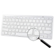 Bluetooth Micro Multi-Function Real QWERTY Keyboard  with Touchpad, Mouse, Presenter Combo, Operation Range: up to 50m