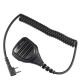 Clip-on Microphone for Walkie Talkies, 3.5mm + 2.5mm Earphone + Mic Plug