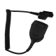 Clip-on Microphone for Walkie Talkies, Adjustable Volume