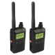 Walkie Talkie, Support 16 channels, Scan Channel and Monitor Function, Frequency range: 400-470MHz (2pcs in one packaging, the price is for 2pcs)