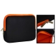 Soft Sleeve Case Zipper Bag with Orange color for 15.6 inch Laptop