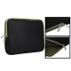 Soft Sleeve Case Zipper Bag with Army Green color for 15.6 inch Laptop