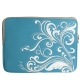 Thermal Printing Soft Sleeve Case Zipper Bag for 14 inch Laptop (Baby Blue)