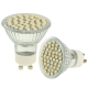 2.4W Warm White 48 LED Spotlight Bulb, Base Type: GU10