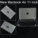 Crystal Case for New MacBook Air 11 inch, with Logo