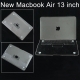 Crystal Case for New MacBook Air 13 inch, with Logo