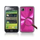 Aluminum Crystal Case for Samsung i9000(Magenta)