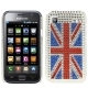 United Kingdom Flag Diamond Encrusted Crystal Case for Samsung i9000