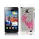 Butterfly Diamond Encrusted Crystal Case for Samsung Galaxy S II / i9100