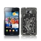 Butterfly Diamond Encrusted Crystal Case for Samsung Galaxy S II / i9100