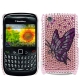 Diamond Encrusted Crystal Case for Blackberry 8520