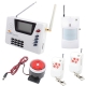 99 Zone LCD Display GSM & PSTN Dual Network Alarm System , GSM frequency: Quad band, Network: GSM850/ 900 / 1800/ 1900MHZ