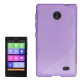 Frosting TPU Case for Nokia X3-02 (Purple)