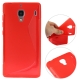 Frosting TPU Case for Samsung i9000 (Galaxy), Red