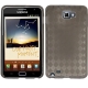 Translucent Grid Texture TPU Case for Samsung Galaxy Note / i9220 (Coffee)