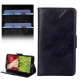 Leather Folio Vertical Flip Case Stand for Samsung Galaxy Note / i9220 / N7000 (Black)
