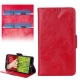 Leather Folio Vertical Flip Case Stand for Samsung Galaxy Note / i9220 / N7000 (Red)