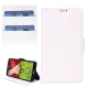 Leather Folio Vertical Flip Case Stand for Samsung Galaxy Note / i9220 / N7000 (White)