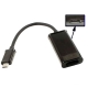 Micro USB MHL to HDMI AF Cable for Samsung Galaxy S II / i9100 / i997 Infuse 4G / S5830, Support 1080P Full HD Output (Length: 18cm), with Logo