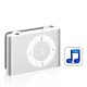 4GB MP3 Player with Metal Clip (Silver)