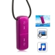 4GB Waterproof Touch Button MP3 Player (Magenta)