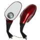 Motorcycle MP3 Player Rearview Mirror Speaker with SD TF Memory Card, Max 8GB