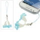 Crystal Bear Plush Ball Mobile Phone Chain