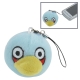 Angry Birds Style Plush Mobile Phone Chain (Bell Inside), Blue