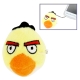 Angry Birds Style Plush Mobile Phone Chain (Bell Inside), Yellow