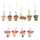 Bear Style Mobile Phone Chain (10pcs in one packaging, the price is for 10pcs)