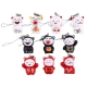 Maneki Neko Style Mobile Phone Chain (10pcs in one packaging, the price is for 10pcs)