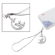 Mouse Style Diamond Metal Mobile Phone Chain