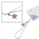 Five-Pointed Star Style Diamond Metal Mobile Phone Chain