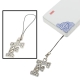 Letter F Style Diamond Metal Mobile Phone Chain