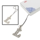 Letter L Style Diamond Metal Mobile Phone Chain
