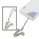 Letter V Style Diamond Metal Mobile Phone Chain