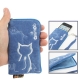 125x70mm Animob Style Fabric Carry Bag for Mobile Phone (Blue)