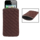 Eco-friendly,Crocodile pattern style Carry Bags for Mobile Phone (Brown Purple)