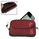 140 x 85 x 30mm Animob Style Soft Nylon Pouch Bag for Samsung i9100 / iPhone 4 & 4S / X310E Titan Eternity / Nokia N9 and other Mobile Phone (Scarlet Red)