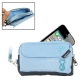 140 x 85 x 30mm Animob Style Soft Nylon Pouch Bag for Samsung i9100 / iPhone 4 & 4S / X310E Titan Eternity / Nokia N9 and other Mobile Phone (Blue)