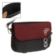 140 x 85 x 30mm Animob Style Velcro Soft Nylon Pouch Bag for Samsung i9100 / iPhone 4 & 4S / HTC Taitan / Nokia N9 and other Mobile Phone (Scarlet Red)