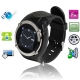 MQ998, GSM Watch Mobile Phone, Bluetooth & FM Touch Screen Watch Mobile phone, Single SIM Card, Quad band, Network: GSM850/ 900 / 1800/ 1900MHZ (Black)