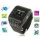 Q3 Black, GSM watch mobile phone, Bluetooth FM touch screen watch mobile phone, Dual SIM Cards Dual Standby, Quad band, Network: GSM850/ 900 / 1800/ 1900MHZ