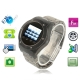 MQ888 Grey, Stainless Steel Watch Touch Screen Mobile Phone with 1.3 Mega pixel camera, Bluetooth FM Radio Function, Single SIM Card Single Standby, Quad band, Network: GSM850/ 900 / 1800/ 1900MHZ