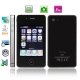 4GS-i9 Black, JAVA & Bluetooth FM function touch Screen Mobile Phone, Slip-operation can change the menu (6 pages of menus), Swing change the music, Dual Cameras, Quad band, Network: GSM850/ 900 / 1800/ 1900MHZ