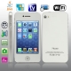 H6, Analog TV (PAL/NTSC/SECAM), WIFI & JAVA Bluetooth FM Function Touch Mobile Phone, Slip-operation can change the menu (4 pages), Swing Change the Wallpaper, Dual Sim cards Dual standby, Quad band, Network: GSM850/ 900 / 1800/ 1900MHZ (White)